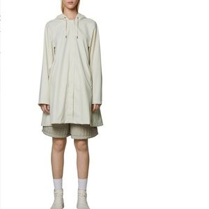 Rains Waterproof Hooded Rain Jacket